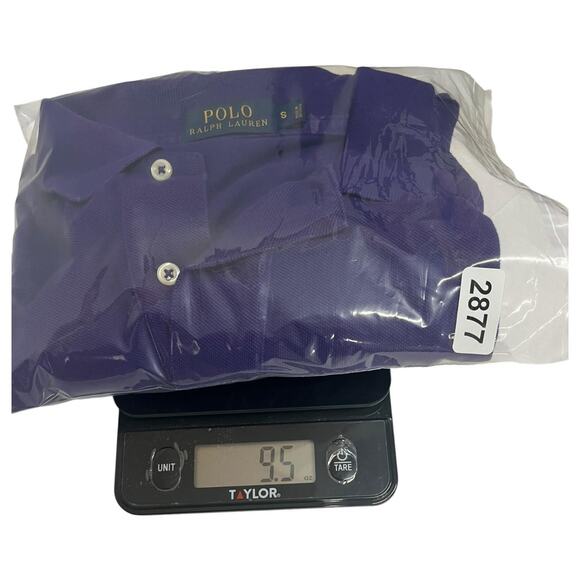 Polo Ralph Lauren Polo Shirt Mens Small Purple Classic Fit Pony Logo Preppy - Picture 15 of 16